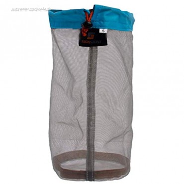 3 Stück Ultra Nylon Mesh Stuff Sack Kordelzug Beutel geeignet für Outdoor Reisen Angeln Wandern Camping Sport