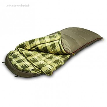 Alexika Canada Plus Schlafsack – warm bequem rechteckig ganzjährig Deckenschlafsack für Erwachsene und Familien Outdoor Camping im niedrigen Temperaturen bis zu -6 C mit Kompressionsack 230x100 cm