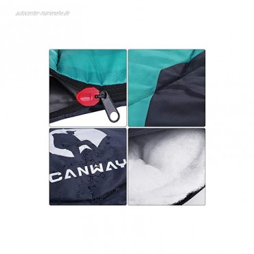 CANWAY Schlafsack Deckenschlafsäcke Mumienschlafsack aus Baumwolle als Füllstoff wasserabweisend für Camping Indoor Outdoor Erwachsene im Winter 1,9KG