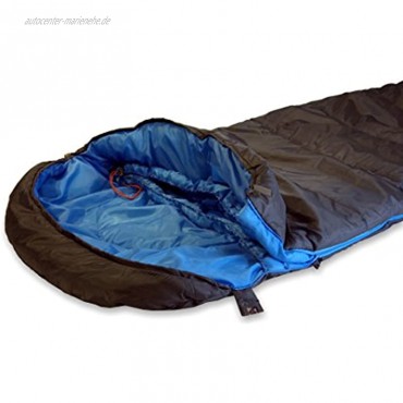 High Peak Schlafsack TR 300 extra breit 3-4 Jahreszeiten Temperatur 0°C warm Packsack koppelbar Camping Festival Trekking atmungsaktiv hautsympathisch wasserabweisend