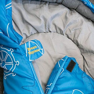 outdoorer Kinderschlafsack Dream Express Deckenschlafsack für Kinder mit Baumwolle gefüttert