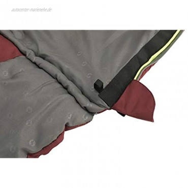 Outwell Contour Lux Schlafsack rot grau Ausführung Left Zipper 2021 Quechua Schlafsack