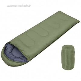 Schlafsack Outdoor Deckenschlafsack Tragbar Ultraleichter Wasserdichter und Super Warme Baumwollfüllung für Erwachsene Kinder Jugendliche für Camping Wandern