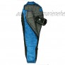 10T Schlafsack INNOKO XL -18° warm weich leicht 1900g Mumienschlafsack 215x85 Blau Schwarz 300g m²