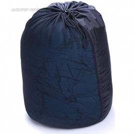 Grüezi-Bag Storage Bag aus Mesh-Gewebe schwarz zur unkomprimierten Aufbewahrung von Schlafsäcken luftig und locker
