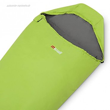 Mivall Patrol Lemon Hüttenschlafsack Schlafsack für Trekking Reise Touren Ultraleicht kompakt und warm Sommerschlafsack