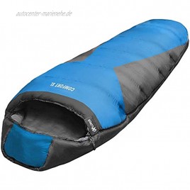 Mumienschlafsack Explorer Comfort XL Schlafsack Extrem -23 Grad Koppelbar