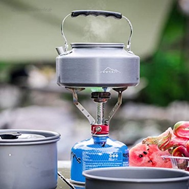 BESPORTBLE Outdoor Camping Kessel Rucksack Teekanne Kompakt Leicht 1. 1L für Camping Wandern Kochgeschirr Kaffee Tee Wasserkanne
