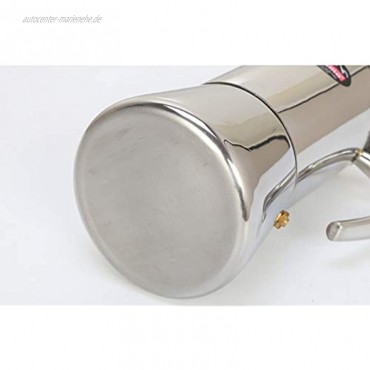 Huaishu Edel Stahl Filter Kaffeemaschine 4 Tassen & 6 Tassen 200Ml 300Ml,200ML
