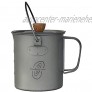 Kaffeepresse Titan mit Holzknopf 750 ml