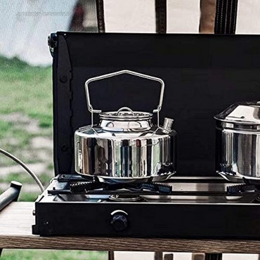 Kaxofang 1 Liter Camp Wasser Kocher Perfekt zum Kochen Von Wasser für Tee Gefriergetrocknete Rucksack Mahl Zeiten für Camping und Reisen
