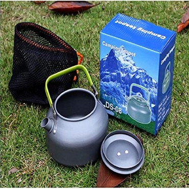YUNLAN 0,8 l Outdoor Aluminiumlegierung Camping Kessel Kaffeetopf Teekanne Outdoor Portable Tool Kaffeetasse Color : A