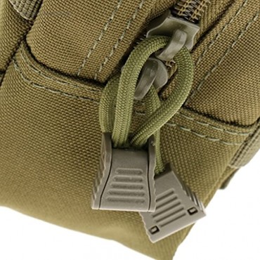 Generic Taktische Militärische Hüfttasche stark und praktisch geeignet für Jogging Fitness Radfahren Bergsteigen Wandern usw. Outdoor Aktivitäten Sporttasche Armeegrün