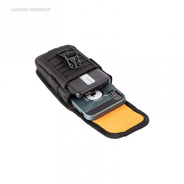 IronSeals Taktische Handy-Holster-Tasche taktische Smartphone-Taschen EDC Handyhülle Utility Gadget Tasche MOLLE-Befestigung Gürtelhalter Hüfttasche mit US-Flagge