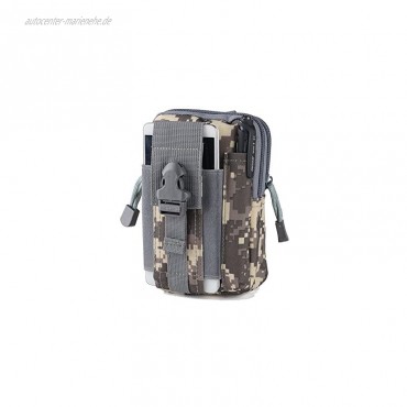 Wantoby Outdoor klein Tactical Hip Bag Hüfttasche Gürteltasche Beintasche für iPhone Mode Multifunktional Handytasche für Camping Wandern Outdoor