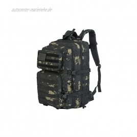 EbonHawk Taktischer Rucksack mit Zubehör für Reisen Wandern 43 L taktischer Rucksack hohe Kapazität