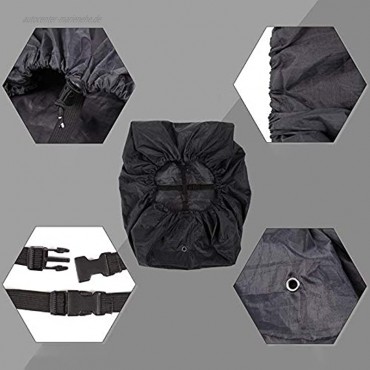 Fablcrew Wasserdichter Regenschutz für Schulranzen und Rucksack mit Gummizug Regenhülle Sicherheitsüberzug Sicherheitshülle Schutzhülle Regenschutzhülle Size S15-25L