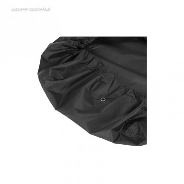 OUTAD Regenschutz für Rucksäcke wasserdichte Regenhülle Rucksack Cover regenüberzug für Camping Wandern Backpack Schulranzen schwarz
