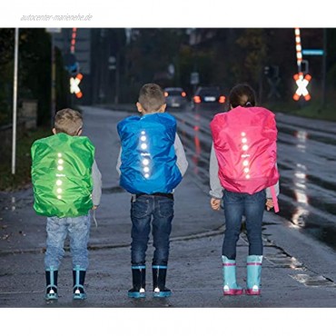 Playshoes Unisex Kinder Regenhülle für Rucksack Gepäck