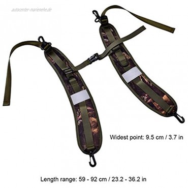 Deror Schultergurt 1 Paar für Reisen Camping Sporttasche Rucksack Schulterriemen Gürtel Camouflage-Farbe