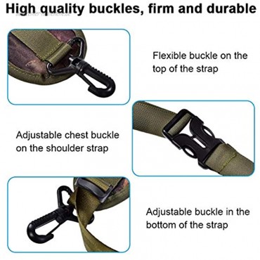 Deror Schultergurt 1 Paar für Reisen Camping Sporttasche Rucksack Schulterriemen Gürtel Camouflage-Farbe