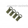 Sharplace Taktische Molle Webbing mit D Ring Nylon Taktische Ausrüstung Bänder 4 Stück Packung