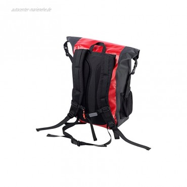 Semptec Urban Survival Technology Fahrradtasche: Wasserdichter Trekking-Rucksack aus LKW-Plane 20 Liter IPX6 Wasserfester Rucksack