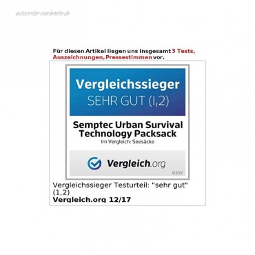 Semptec Urban Survival Technology Packsack: Wasserdichter Trekking-Rucksack aus LKW-Plane ca. 50 l Trecking Rucksack