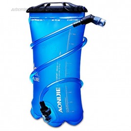 AONIJIER Outdoor Sport Trinkblase faltbar leicht TPU Wasserbehälter Tasche 2 l 3 l Reiten Laufen Camping Radfahren einfach zu verstauen