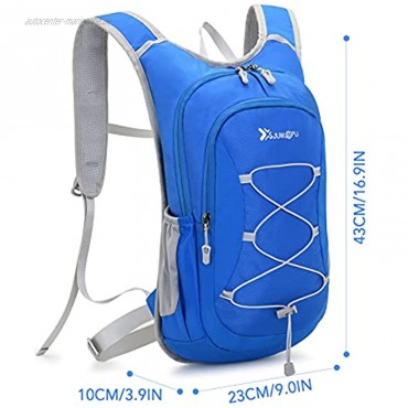 Moniel 12L Trinkrucksack mit Isolierfach Kühltasche für Männer Frauen Outdoor Wandern Radfahren Klettern Camping Laufen