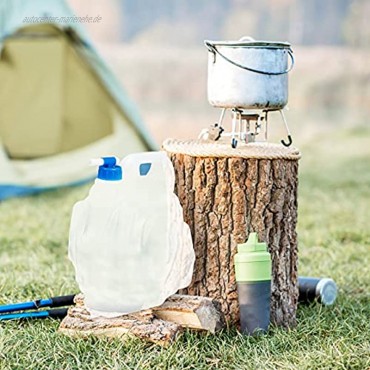 Relaxdays Wasserkanister Camping 4er Set BPA frei Trinkwasserkanister eckig mit Hahn Haltegriff Lebensmittelecht