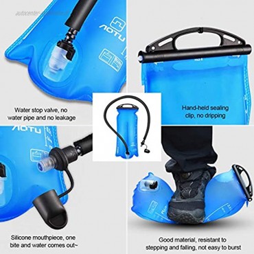 Yeeda 2 Liter Trinkblase,Wassersack Im Freien Wasserblase Mit Schlauch Sport Wasser Blasen Ideal Für Outdoor-Radfahren,Camping Walking,Antibakteriell Und Auslaufsicher