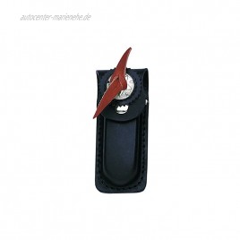 Herbertz Erwachsene Etui schwarzes Leder mit Lederschlaufe passend für Messer mit Einer Heftlänge von 12-13 cm Etuis Mehrfarbig One Size