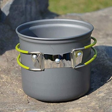 Blackr Outdoor Kochgeschirr Schüssel Pfanne Topf tragbar Set für Camping Wandern Picknick Kochen