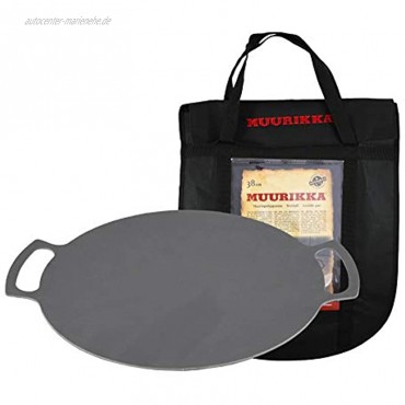 Muurikka Feuerpfanne 58cm inkl. Schutztasche massiv aus Stahl für Lagerfeuer & Grill