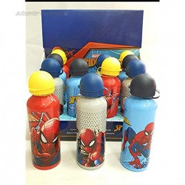Kid Licensing Set mit 3 Motiven aus Aluminium Spiderman 500 ml Unisex Mehrfarbig Einheitsgröße