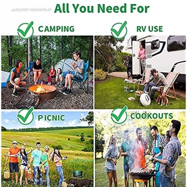 PAK Camping-Kochgeschirr Campingküche Camping-Kochgeschirr Camping-Küchen-Set Camping-Kochgeschirr Camping-Kochgeschirr-Set Campingzubehör Kochen RV Camp